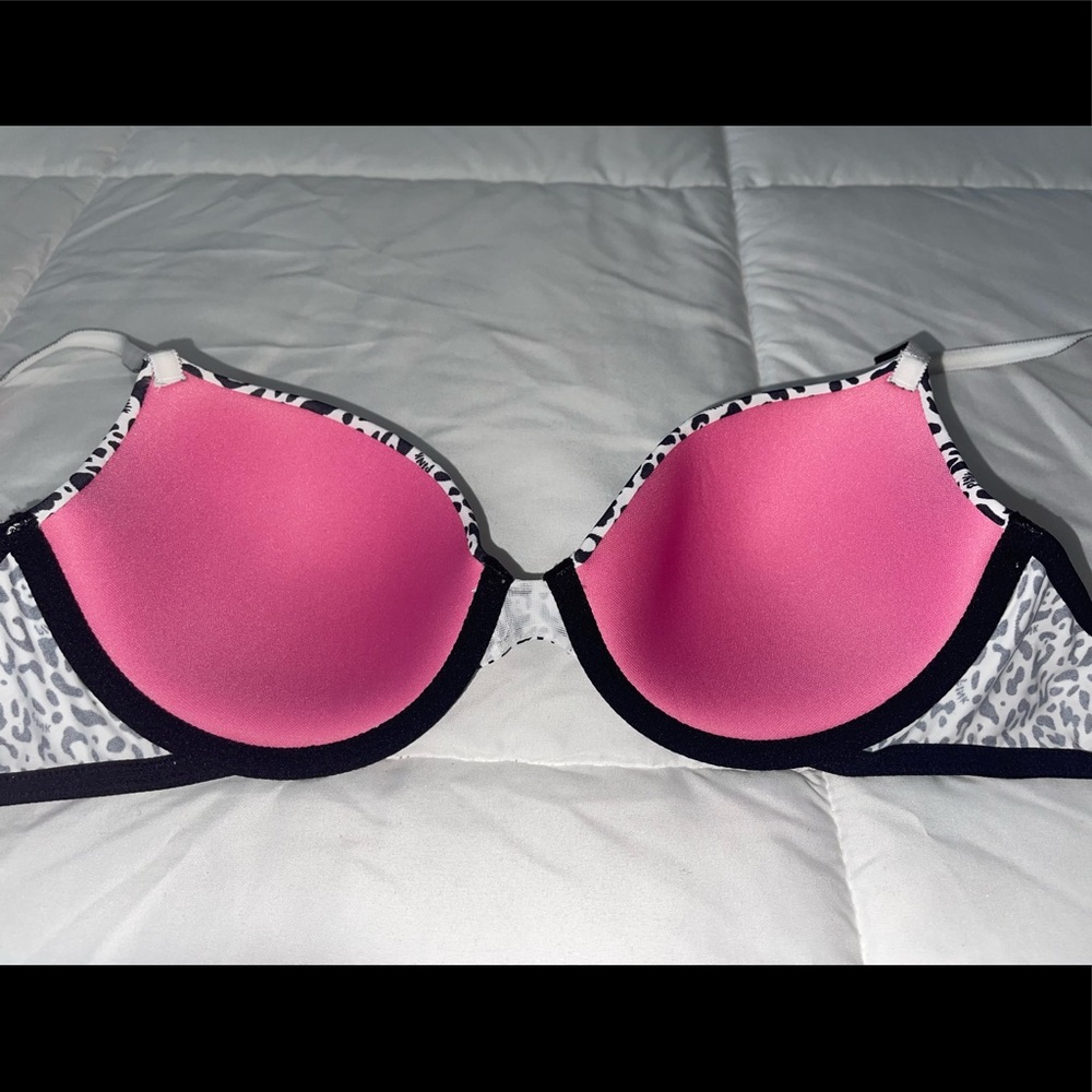 NWT Pink Victoria Secret Bra - 34C 
**Brand new; never used** - Picture 4 of 5